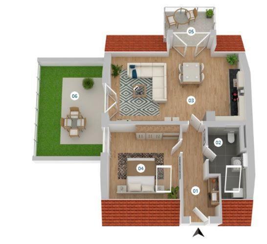Traumhafte Neue Dachterrassenwohnung Am Soyener See Eksteriør billede